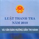 Luật Thanh tra mới nhất 2026 số 56/2010/QH12