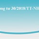 Thông tư 30/2018/TT-NHNN
